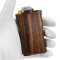 Walnut Wooden Dugout Box With One Hitter Pipe Bat Natural Wood Tobacco Storage Case Cigarette Pipe Holder Accessories